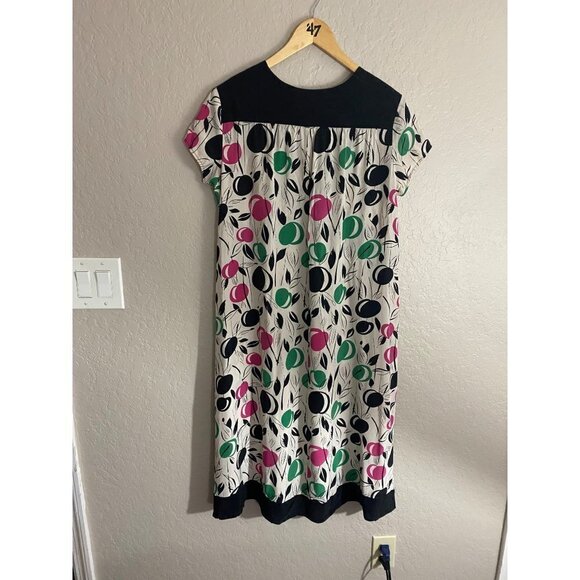 Anthropologie CoreyLynnCalter Womens 100% Silk Cherry Blossom Dress - 10 - Picture 4 of 12